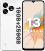 UMIDIGI A15 Cell Phones (16G+256G), Android 13 Mobile Phone, 64MP Main Camera Octa Core Smartphone Unlocked 6.7” HD+ Full-View Waterdrop Screen, 5000mAh Battery 20W Fast Charging, 4G Dual SIM, GPS/NFC
