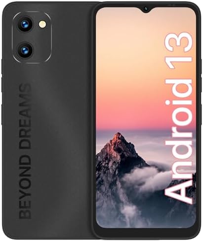 UMIDIGI Cell Phone G1 Plus, Android 13 Smart Phone, Dual SIM 4G LTE Mobile Phones, 3GB+32GB & 1TB Expandable Android Phone, 6.52" HD+, 5150mAh Battery, GSM Unlocked