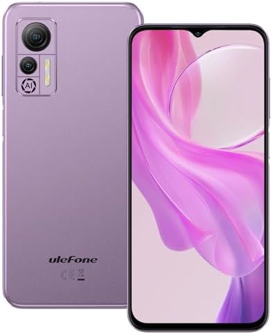 Ulefone Unlocked Phones, Note 14 Android 12 OS, 6.52” Screen Unlocked Smartphone 4500mAh Battery 3GB+16GB 128GB Extension, 8+5MP Camera 4G Dual SIM 3-Card Slots, US Version Mobile Phone- Purple