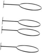 VANZACK 4 pcs Ball Bracket Storage Basketball Holder Man cave Accessories hat Display Stand hat Organizer Rack