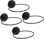 VANZACK 4pcs Storage Shelves Plastic Exercise Ball Stand Plastic Stand Basketball Storage Ring Football Storage Holder Game Room Accessories and Decor Football Holder Plastic Ball Holder