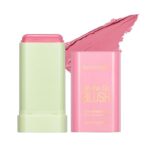 VENYSIS Multi-Use Makeup Blush Stick,Solid Moisturizer Stick,Tinted Solid Moisturizer Stick for Cheek Eyes Lips,Waterproof Natural Finish Cream Blush Stick Makeup,Shadow Lips Cheek Blusher-#1 Shy Pink