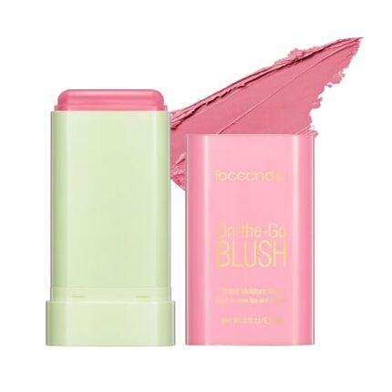 VENYSIS Multi-Use Makeup Blush Stick,Solid Moisturizer Stick,Tinted Solid Moisturizer Stick for Cheek Eyes Lips,Waterproof Natural Finish Cream Blush Stick Makeup,Shadow Lips Cheek Blusher-#1 Shy Pink