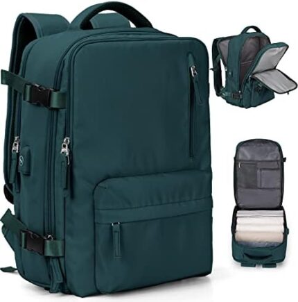 VGCUB Carry on Backpack,Large Travel Backpack for Women Men Airline Approved Gym Backpack Waterproof Business Laptop Daypack