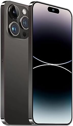VIQEE A14 Pro Max 5G Unlocked Smartphone - 6GB+256GB Fully Unlocked Cell Phone for Android 13, 6.8" Unlocked Cell Phone, 6800mAh, 48MP+108MP Dual Camera (Black)