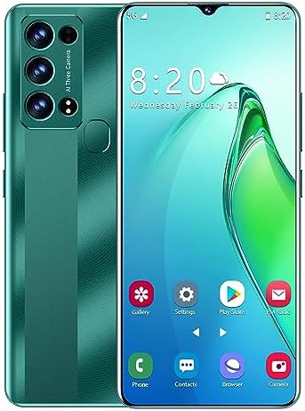 VIQEE Rion9Pro 5G Unlocked Cell Phones,6G+256GB Dual Sim Smartphone, Unlocked Mobile Phone with 6.72inch Waterdrop Screen, Android Phone 48+108 MP | 6800mAh | Fingerprint Lock & Face ID | (Green)
