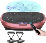Vibration Plate Exercise Machine Whole Body Workout Vibrate Fitness Platform Lymphatic Drainage Machine for Weight Loss Shaping Toning Wellness Home Gyms Workout for Women Men