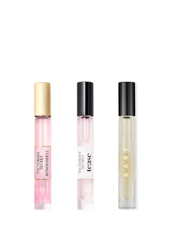 Victoria's Secret Bombshell Tease & Bare Eau de Parfum Rollerball Set
