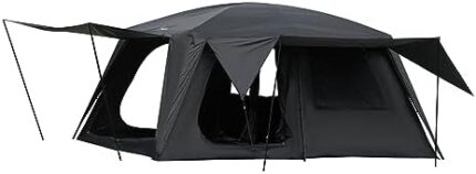Vidalido 8-10 Person Camping Tent with 3 Door 2 Room Large Family Cabin Tents, Double Layer Waterproof Portable Glamping Tent, Big Tents for Outdoor Camping Hiking and Backpacking