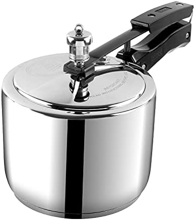 Vinod Pressure Cooker Stainless Steel – Inner Lid - 7 Liter – Sandwich Bottom – Indian Pressure Cooker – Induction Friendly Cooker – Best Used For Indian Cooking, Soups, and Rice Recipes, Quinoa