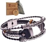 Vintage_Band Vintage Glitter Luxe Brazalete with Box Set for Women and Girls, Small Medium Large