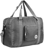 WANDF for Spirit Airlines 18" Foldable Travel Duffle Bag Weekender Bags Carry on Bag for Women Girls