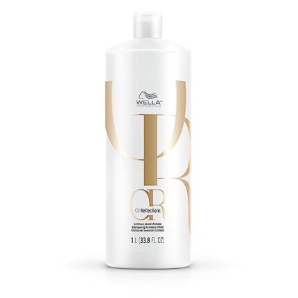 WELLA PROFESSIONALS Oil Reflections Luminous Reveal Shampoo, With Natural Botanicals, Camellia Oil and White Tea Extract, For long-Lasting Softness and Shine, 33.8oz