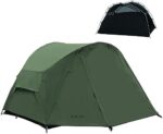 WaldZimmer Camping Tent for 1-2 Person, Waterproof Windproof Double Layer Lightweight Backpacking Tent, Aluminum Pole Free-Standing 4 Season Roomy Shelter for Outdoor Hiking, Trekking, Hunting