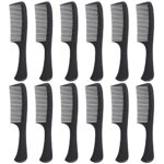 Wide Tooth Comb Large Hair Detangling Comb Styling Comb Hair Brush for Styling and Professional Hair Care, Suitable for Curly Long Wet Hair, Reduce Hair Loss and Dandruff&Headache (12 pcs)