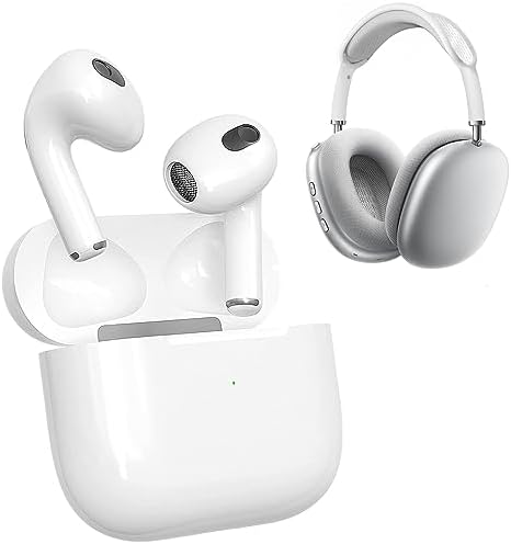 Wireless Earbuds, Bluetooth Headphones IPX7 Waterproof Wireless Bluetooth with Charging Wireless Earbuds, Bluetooth Headphones IPX7 Waterproof Wireless Bluetooth with Charging Case 24H Playtime, Pop-ups Auto Pairing Hi-Fi Stereo Sound Headset for iPhone/Samsung/iOS/Android