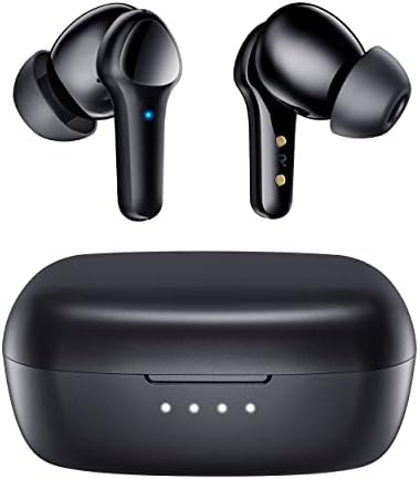 Wireless Earbuds,Immersive Sound Premium Deep Bass Hi-Fi Stereo Headset IPX8 Waterproof Bluetooth 5.3 Ear buds with 4 Mics Call Noise Cancelling Lightweight Earphones for iOS,Android,Workout