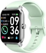 Woneligo Smart Watch for Men Women with Bluetooth Call,1.8"Mens Watches,Alexa Built-in,[24H Heart Rate SpO2 Sleep Monitor],5ATM Waterproof,100 Sports Modes Digital Pedometer Watch Birthday Gifts Green