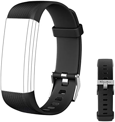 Wrist Bands Replacement for S5 Fitness Tracker (for All Brands) Replacement Band Smart Watch Slim Fitness Tracker Band Activity Tracker 5 Color Adjustable Wristbands Black Blue Grey Pink Purple