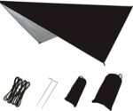 XIEXIUXIA Hammock Rain Fly Tent Tarp Waterproof Windproof Camping Shelter Sunshade Portable Beach Sun Shelter Camping Tent for Camping (Color : C)