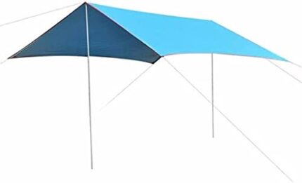 XIEXIUXIA Waterproof Outdoor Awning Hammock Tarp Rain Fly Lightweight Camping Tent Sun Shelter for Tourism Hiking Beach Pergola (Color : E)