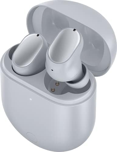 Xiaomi Redmi Buds 3 Pro, Bluetooth 5.2 Headphones Earphones Ambient Noise Canceling Fast Charging IPX4 Compatible with Dual Connection Function Wireless Headphones, Glacier Gray