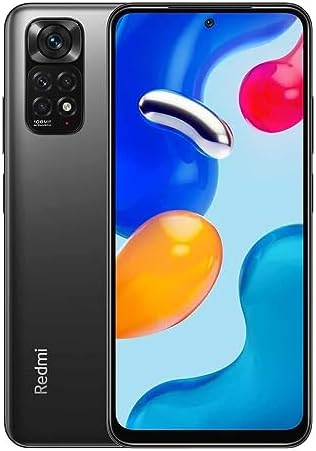 Xiaomi Redmi Note 11S 4G Volte 64GB + 6GB Factory Unlocked 6.43" Quad Camera 108MP Night Mode (NOT Verizon Sprint Boost Cricket At&t) (w/Fast Car Charger Bundle) (Graphite Gray)