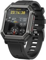YOKIBY Military Smart Watch for Men 1.91" HD Tactical Sports Rugged Smartwatch(Answer/Make Call) IP68 Swimming Fitness Tracker Watch with Heart Rate Blood Pressure Sleep Monitor for iOS Android Phone