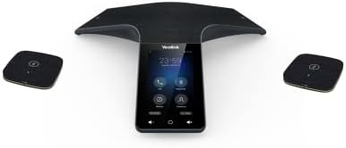 Yealink CP965 Wireless Mic Touch-Sensitive HD IP Conference Phone, CPW65 DECT Duo Wireless DECT Expansion Mic, 5-inch Multi-Touch Screen