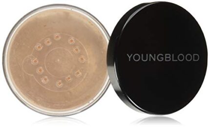 Youngblood Clean Luxury Cosmetics Natural Loose Mineral Foundation, Rose Beige | Loose Face Powder Foundation Mineral Illuminating Full Coverage Oil Control Matte Lasting | Vegan, Cruelty Free