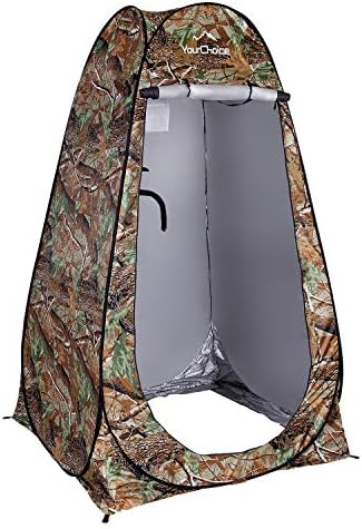 Your Choice Privacy Tent - Pop Up Shower Changing Toilet Tent Portable Camping Privacy Shelters Room 6.2 FT Tall with Carrying Bag for Outdoors Indoors