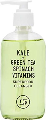 Youth To The People Facial Cleanser - Kale and Green Tea Cleanser - Gentle Face Wash, Makeup Remover + Pore Minimizer for All Skin Types - Vegan (8oz)