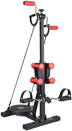 ZJDU Vertical Climber Home Gym, Climbing Machine Exercise Bike, for Home Body Trainer Stepper Cardio, Workout Training Non-Stick Grips Legs Arms Abs Calf