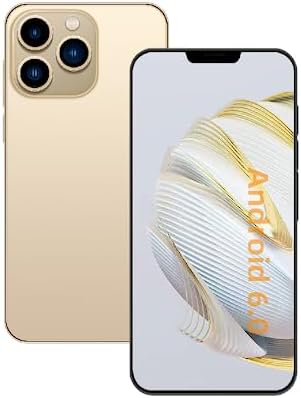ZSDDZZY 6.11in Screen，E88，Android Smartphone，Dual SIM Card，1G RAM 16G ROM，Only Supports Dual SIM Card Frequency Band of 3GWCDMA ：850/2100MHZ，Unlocked Cell Phone（Gold）