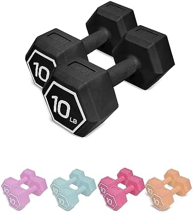 ZTTENLLY Dumbbell Sets - 5/10/15/20/25/36 lb Dumbbells Pair Hand Weights Set of 2 - Easy Grip - Free Arm Weights for Men and Women, Home Gym Exercise Equipment for Workouts Fitness Strength Training