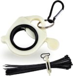 Zip Tie Holder - Cable Zip Tie Organizer for 4 8 12 18 Inch Heavy Duty Ties and Metal Ties - Zip Ties Holder for Tool Belt - Electrical Wire Ties Holster for Home, Outdoor (Zip Ties Not Include)