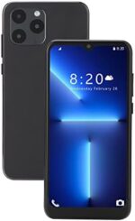 Zunate I13pro Max 4G Unlocked Phone for Android 11, 6.1 Inch HD Display Phone with Gravity Sensing Navigation System, Dual SIM 4GB RAM 64GB ROM 8MP 16MP 4000mAh Battery Unlocked Mobile Phone(Black)