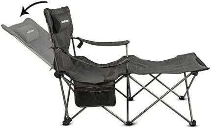 apollo walker Folding Camping Chairs Reclining Beach Chairs for Adults Portable Sun Chairs Outdoor Lounger with Carry Bag,for Fishing,Camp,Picnics
