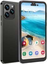 iP14 Pro Max Unlocked Smartphone for Android 11, 6.1" Unlocked Cell Phone, FHD Face ID 4GB 64GB 128GB Expansion, Dual SIM, 4000mAh, 8MP 16MP Dual Camera, T Mobile,for Verizon Supported(Black)