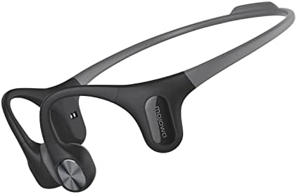 mojawa Bone Conduction Headphones, MOJO2 Open Ear Wireless Bluetooth Headphones, Sports Headset with Deep Bass and Secure Fit, IP67 Waterproof, 26g, 8H Playtime for Running Cycling Workouts, Black