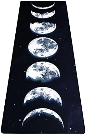 nuveti Yoga Mat Print Extra Thick TPE Non Slip Fitness Exercise Mat with Carrying Bag,72"x24" Extra Thick 6MM Exercise & Workout Mat for Yoga, Pilates Fitness and Floor Exercises