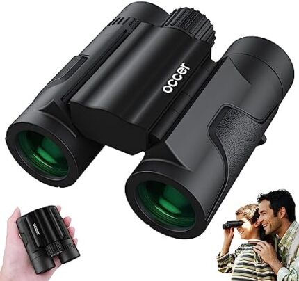 occer 8x21 Compact Binoculars for Adults Kids with Clear Vision - Small Binoculars Easily Use with Large Eyepieces - Mini Binocular for Bird Watching Cruise Travel Concert
