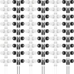 100 Packs Earbuds Headphones Earphones Kids Colorful in Ear Earbuds Classroom Headphones Bulk Wired Ear Buds Earphones Bulk for Kids Adults Smartphones Laptop Classroom School Library (Black, Grey)