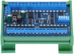 16 Input 16 Output Expansion Board RS485 16 Channel Remote Control Switch Module PLC IO Module DC 6.5‑30V for Smart Home(with shell)
