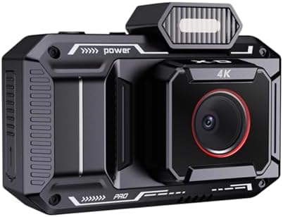 Digital Camera, 4K 48MP Cameras for Kids Digital Point and Shoot Vlogging Camera Autofoucus Rechargeable 18 x Zoom with 32GB SD Card Black