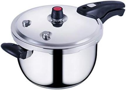 DNATS 304 Stainless Steel Kitchen Pressure Cooker Electric Stove Gas Stove Energy-saving Safety Cooking Utensils (Size : 24cm)