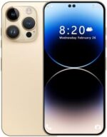 xixaomiro I14 Ultra Unlocked 5G Cell Phone, 5000mAh Battery, 6.8" HD Screen Unlocked Phone, 8+512GB, Android 13, 1TB Expandable Memory, Dual SIM (Golden)