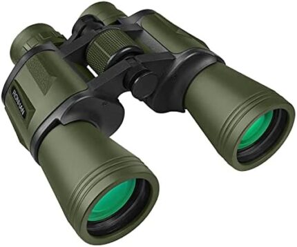 20x50 High Power Military Binoculars, Compact HD Professional/Daily Waterproof Binoculars Telescope for Adults Bird Watching Travel Hunting Football Games with Carrying Case and Strap(Green)