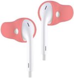 ACOUS Design Purest Earbuds Covers Anti-Slip Sport Covers Compatible with Apple EarPods and AirPods (Pale Red)