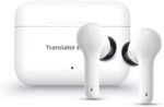 ANFIER M6 Translator Earbuds Language Translator Device Updated Chip 144 Languages and Acccents 0.5s Rapid Translation Music Calling and Translation (with Offline Package)